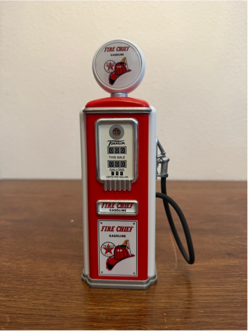 Vintage Gearbox Texaco Fire Chief Tokheim Gas Pump Limited Edition Advertising C